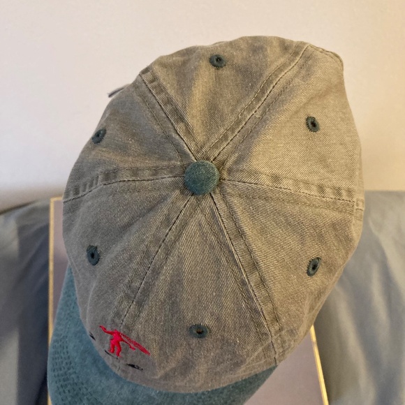 ZOE Cap Olive Green Embroidered with Red Design Streetwear - Picture 13 of 16
